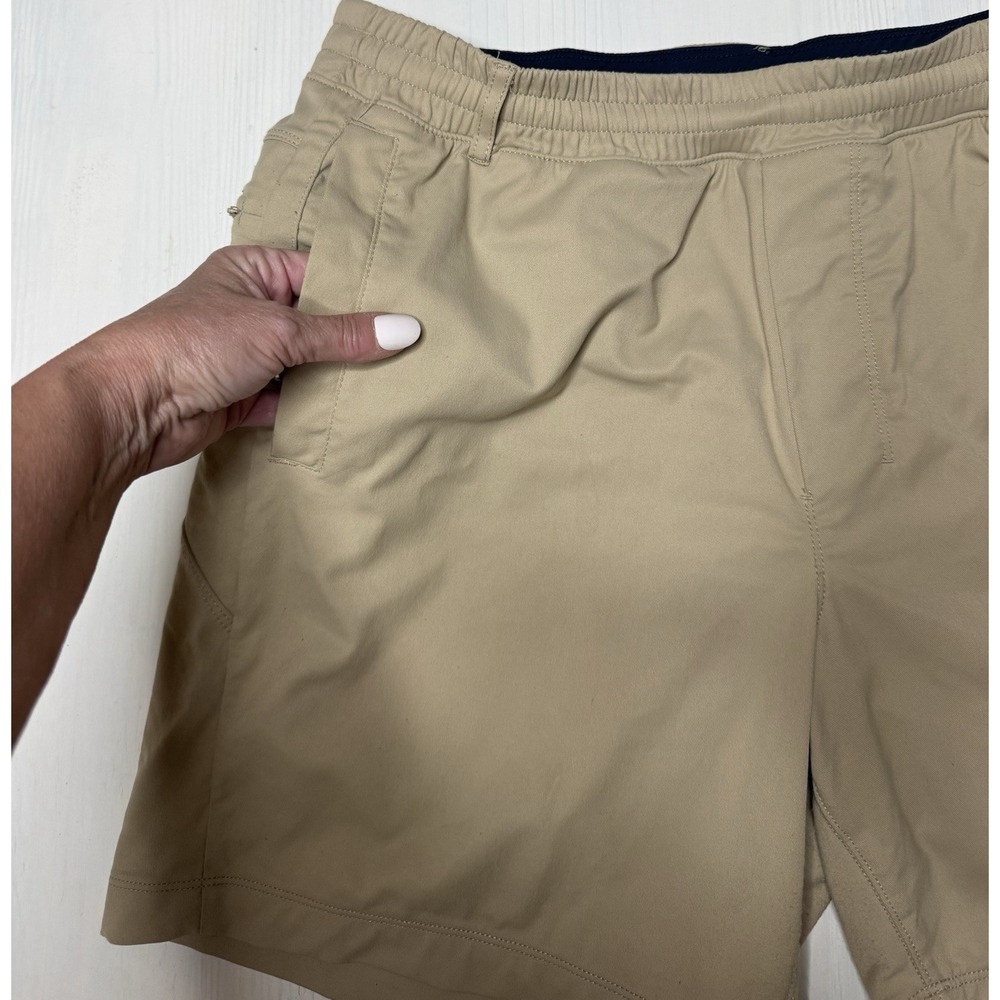 Birddogs Lined Athletic Golf Sports Classic Shorts Stretch Beige Tan 6" Men XL - Picture 3 of 6